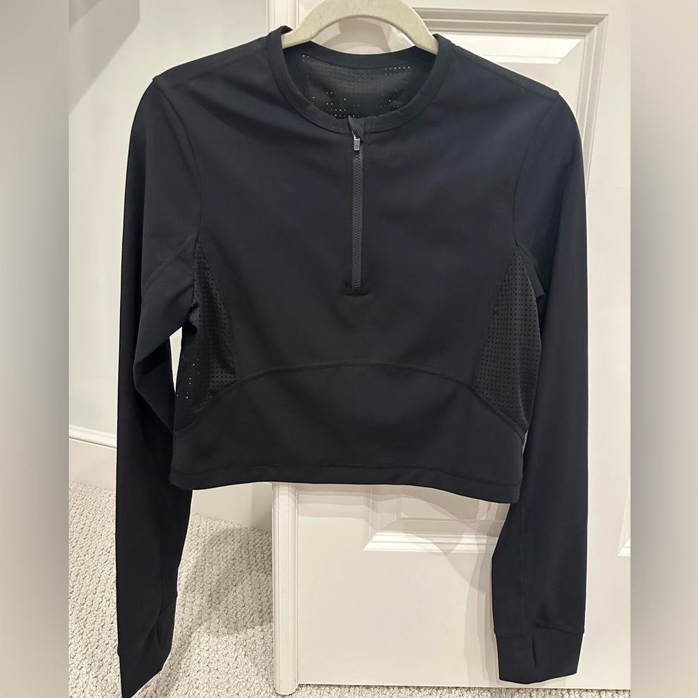 Sweaty Betty Power Half Zip Workout Top - Black